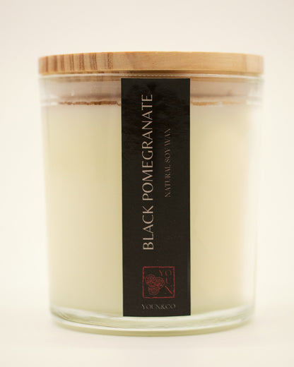 Black Pomegranate soy candle